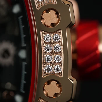 CARO BOMBOS Prabanga Vyrai Automatinis Žiūrėti Gold Diamond MIYOTA Judėjimo Laikrodis Mechaninis laikrodis Vyrams Relogio Masculino Nuotrauka 1
