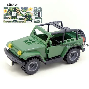 Žalioji Automobilių Kareivis SWAT Karinės Armijos modelių Kūrimo Blokus, Plytas Duomenys Mokymosi Žaislai Berniukams Dovanų Rinkinys Nuotrauka 1