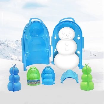 Žiemos Sniego Pelėsių Puikus 3D Formos Katės Lokys, Pingvinas Santa Claus Formos Smėlio ABS Pelėsių Putinas Maker Žaislai Nuotrauka 1