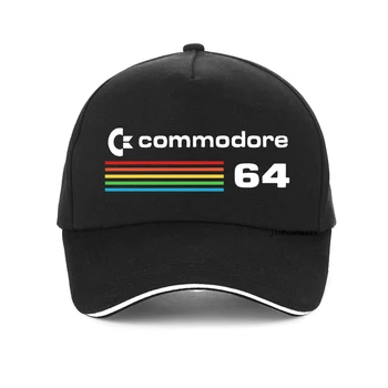 Nauji vyriški Vasaros Commodore 64 Beisbolo kepuraitę lauko laisvalaikio Kvėpuojantis Prekės Spausdinimo vyrai moterys skrybėlę reguliuojamas snapback gorras