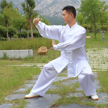 110-180cm Kinijos Tradicinės Chi Kung Fu Uniformas Vaikams Suaugusiųjų Satino Veiklos Šokio Kostiumai Rytą Naudotis Wushu Kostiumas