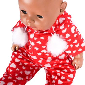 Lėlės Drabužiai su rutulio viršuje Myliu Baby Doll Mielas Džemperiai Rompers Mados 43 cm Atgimsta Amerikos Mergina Lėlės Priedai Childern Žaislai Nuotrauka 1