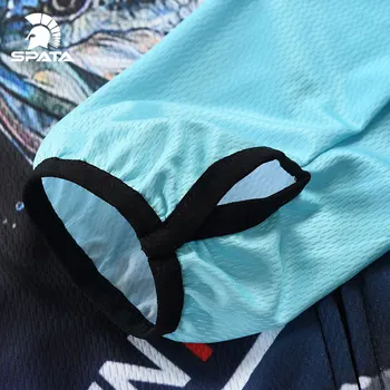 2022 SPATA Naujų Žvejybos Marškinėliai Drėgmės-Wicking Anti-UV Apsaugos nuo Saulės ilgomis Rankovėmis Quick -Dry Hoodies Kvėpuojantis Žvejybos Apranga Nuotrauka 5