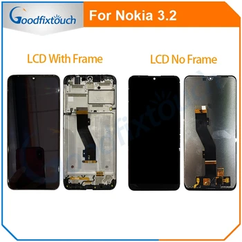 LCD Ekranas Nokia 3.2 TA-1156 TA-1159 TA-1164 LCD Ekranas Jutiklinis Ekranas Stiklo Skydelis skaitmeninis keitiklis Asamblėjos atsarginės Dalys