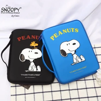 Kawaii Snoopy Anime Ir Animacinių Filmų Planšetinio Kompiuterio Kietąjį Atveju, Jei Sudužtų-Įrodymas Byloje Nešiojamų Klaviatūros Organizatorius