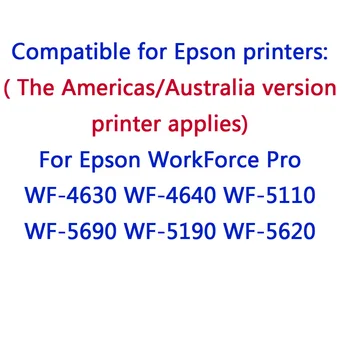 Suderinama Rašalo Kasetės Epson WorkForce Pro WF-4630 WF-4640 WF-5110 WF-5690 WF-5190 WF-5620 786xl 5pack Nuotrauka 2