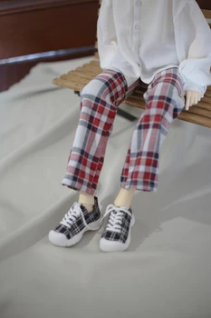 BJD doll drabužiai tinka 1/3 1/4 Dėdė Dydis mados tiesia koja pants 3 spalvų su lėlės priedai Nuotrauka 0