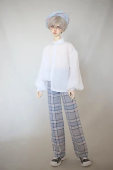 BJD doll drabužiai tinka 1/3 1/4 Dėdė Dydis mados tiesia koja pants 3 spalvų su lėlės priedai Nuotrauka 2