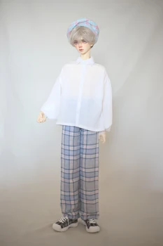 BJD doll drabužiai tinka 1/3 1/4 Dėdė Dydis mados tiesia koja pants 3 spalvų su lėlės priedai Nuotrauka 3