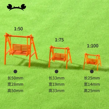 4pcs smėlio lentelėje medžiagos modelis Sūpynės Supamoji kėdė 