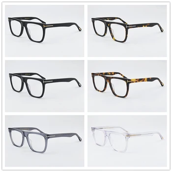 2021 naujas TF0513 akinių rėmeliai vyrų Retro Vintage prekės akiniai rėmeliai moterų aikštėje mados trumparegystė recepto akiniai Nuotrauka 3