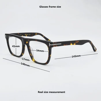 2021 naujas TF0513 akinių rėmeliai vyrų Retro Vintage prekės akiniai rėmeliai moterų aikštėje mados trumparegystė recepto akiniai Nuotrauka 4