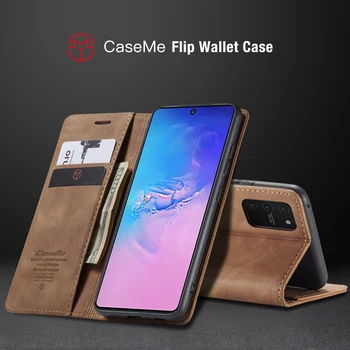 Odos Flip Case For Samsung Galaxy A52 A71 A51 A21S Magnetinio Piniginės Dangtelis 20 Pastaba Ultra 10 S20 FE S21 A40 A41 M31 A10 Plius Nuotrauka 1