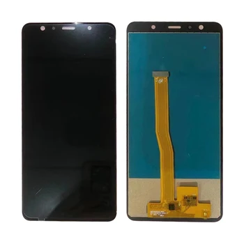 A750 LCD Samsung Galaxy A7 2018 LCD SM-A750F A750F A750 Ekranas Su Rėmo Jutiklinis Ekranas skaitmeninis keitiklis atsarginės Dalys