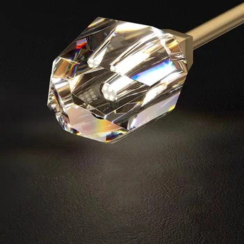 Apvalių Deimantų Kristalų Vario Modernios Šviesos Šviestuvas LED Kabo Lempa Blizgesio Aukso Liustra 2022 Prabangių Namų Dekoro Nuotrauka 4