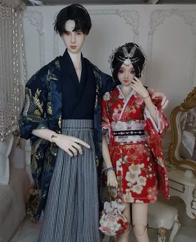 OB11 blyth 1/6 1/8 1/4 1/3 BJD drabužių priedai senovės kostiumas Japonų kimono yukata už BJD/SD Stiprus dėdė lėlės C0431 Nuotrauka 5