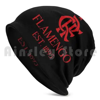 Cr Flamengo Beanies Megzti Skrybėlę Hip-Hop Flamengo Cr Flamengo Clube De Regatas Do Flamengo Fla Meng ? O Rubro Negro Nuotrauka 1