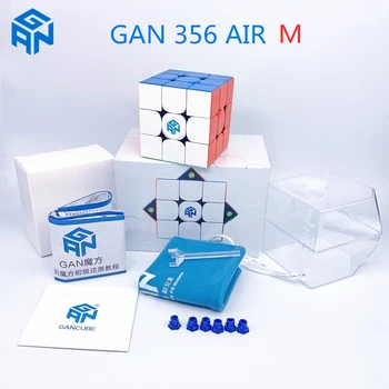 GAN 356 Oro 3x3x3 M Magnetinių kubo GAN kubo 3 3 Greitis kubo GAN 356 oro M Cubo magico professional Magic cube 3x3 Speed cubing