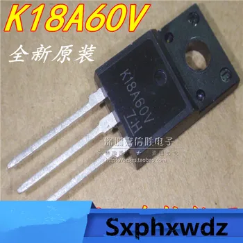 10VNT TK18A60V K18A60V 600V 18A TO-220 naujas originalus Galia MOSFET tranzistorius