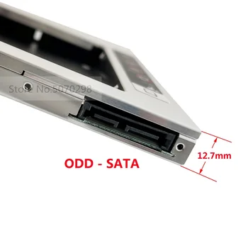12.7 mm SATA 2 HDD SSD Kietąjį Diską, Optinį Caddy Rėmo, Gaubtas, Adapteris, skirtas 