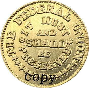JAV pilietinio karo 1863 kopijuoti monetų #14 Nuotrauka 1