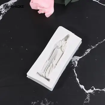 Silikono Forma Mergelės Marijos 3D Pelėsių Muilo Formų Minkštas Tortas Dekoro Kepimo Įrankiai Nuotrauka 1