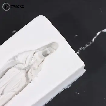 Silikono Forma Mergelės Marijos 3D Pelėsių Muilo Formų Minkštas Tortas Dekoro Kepimo Įrankiai Nuotrauka 3