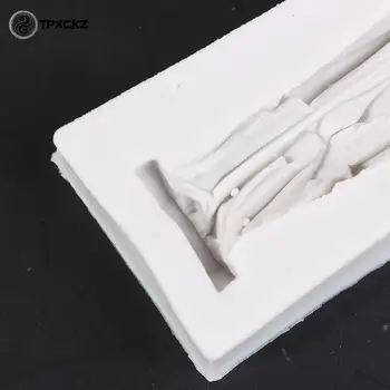 Silikono Forma Mergelės Marijos 3D Pelėsių Muilo Formų Minkštas Tortas Dekoro Kepimo Įrankiai Nuotrauka 5