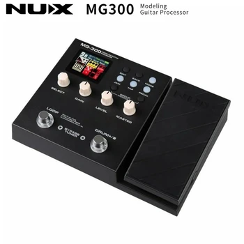 11.11 NUX MG-300 Įvairių Efektų Pedalas TSAC-HD Anksto Poveikį,Amp Modeliavimo Gitaros Procesorių,CORE-VAIZDAS Po Poveikį,IR,56 drum beats Nuotrauka 1