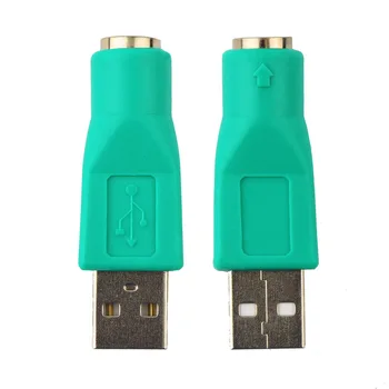 USB Male, kad PS/2 Female Adapter Konverteris Usb jungtis prie PC Sony ps2 Klaviatūros, Pelės
