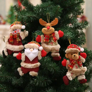 Naujųjų Metų 2023 Kalėdų Dekoratyvinės Lėlės Pliušinis Audinys Mielas Dizainas Santa Claus Papuošalai Namuose Šalis Reikmenys Reikmenys VC Nuotrauka 4