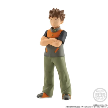 Bandai Pokemon Anime Shokugan Takeshi Iwark Brock Onix PVC Veiksmų Skaičiai Pokemon Eiti Statulėlės, Žaislai Nuotrauka 2