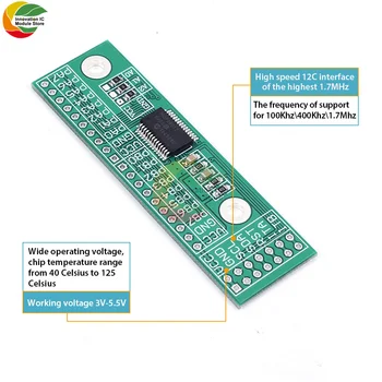 MCP23017 Maitinimo I2C Sąsaja 16bit I/O Išplėtimo Modulio Pin Valdybos IIC, kad GIPO Konverteris 25mA1 Vairuoti Arduino C51 Nuotrauka 5