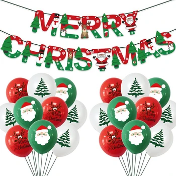 10vnt 12inch Kalėdų Latekso Balionas Kalėdų Senelis Kalėdų Medžio Šalis Baloons Vaikams Gimtadienio Prekių Linksmų Kalėdų Dovanos Vaikams