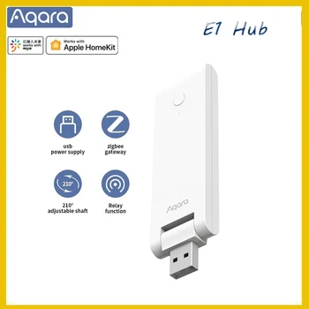 Aqara E1 Hub Vartai Zigbee 3.0 USB Smart Vartai Aqara Hub Wireless Hub Zigbee Prijunkite Nuotolinio Už Mijia Mi Namų Homekit Kontrolės Nuotrauka 0