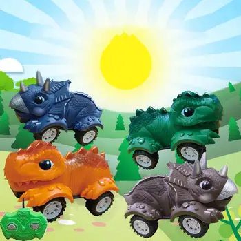 Kūrybinis Žaislas Dinozauras automobilių, Sunkvežimių, RC Automobilių Lenktynes 