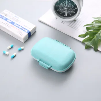8 Laiko Tarpsnių Mini Saugojimo Medicina Tablečių Dėžutė Nešiojamų Plastiko Konteinerį Atvejais, Kelionės Reikmenys Funkciją, Pirmosios Pagalbos Rinkinys, Avarinio Narkotikų Nuotrauka 4