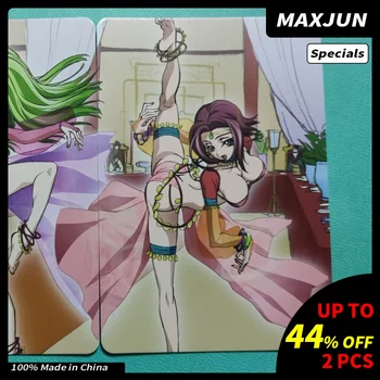 Code Geass 2vnt Anime Seksualus Grožio Kolekcinių Kortų CC Šokėja Flash Kortelės Animaciją Žaidimas Kortelę Dovanų, Žaislų, Lelouch, Sukilimo Nuotrauka 3