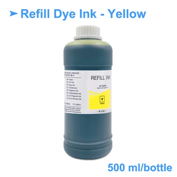 500ML Universalus Dye Ink Epson L100 L110 L120 L 210 L220 L 355 L310 L800 L805 L1800 P50 T50 T60 1390 1400 1410 P600 P800 3880 Nuotrauka 4