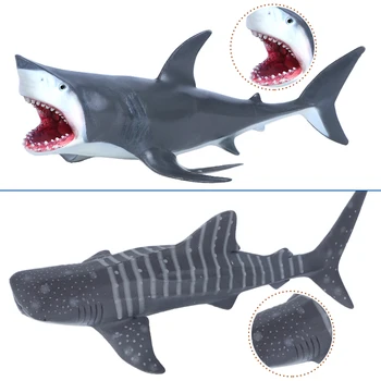 Modeliavimo Jūrų Gyvybės Ryklys Žaislas Banginis Gyvūnų Modelio Bowhead Banginis Mėlynasis Banginis Didysis Baltasis Ryklys Vaikų Pažinimo Dovana Nuotrauka 1
