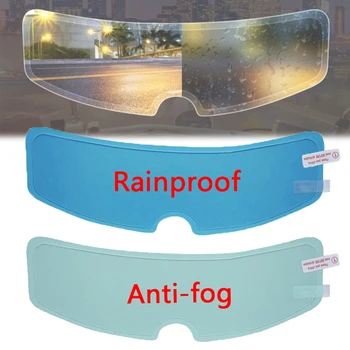 1/2/4Pcs Universalų Motociklo Šalmas Rainproof ir Anti-fog Plėvele Saugos Vairavimo Patvarus Nano Danga Lipdukas Šalmo Priedai Nuotrauka 0
