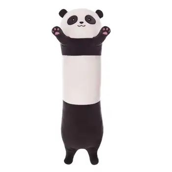 50-130cm Mielas Ilgai Katė Panda Pagalvę Pliušiniai Žaislai Įdaryti Pristabdyti Office Plauko Pagalvė Lovoje Miego Pagalvės Namų Dovana Lėlės Vaikams Mergina Nuotrauka 5