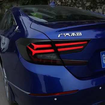 Automobilio LED užpakalinis žibintas Honda Accord 2018 2019 2020 12V Galiniai Veikia Stabdžių Žibintas Atbulinės Dinamiškas Posūkio Signalo Taillamp Nuotrauka 2