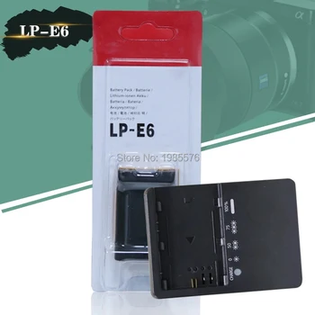 1pcs LP-E6 LPE6 LP E6 Fotoaparato Baterija Patvari EOS 5D Mark II III Mark2 mark3 5D2 5D3 6D Su Skaitmeninio Fotoaparato LC-E6E įkroviklis Nuotrauka 0