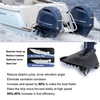 1 Vnt Valtis Povandeniniais Stabilizatorius Outboards & Laivagalio Diskai 30-300 AG Variklis Marine Valčių Aksesuarai Nuotrauka 4