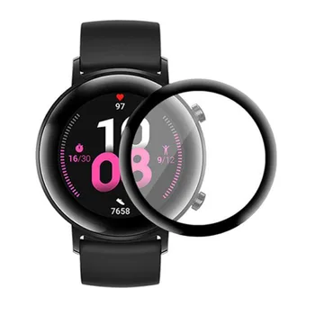 3D Išlenkti Krašto Minkštas Aišku, Apsauginė Plėvelė, Pilnas draudimas, Apsauga Huawei Žiūrėti GT 2 GT2 42MM Smartwatch LCD Screen Protector Nuotrauka 0