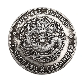 Dvipusis Dragon Proginę Monetą Tirštėti Monetų Kolekciją Suvenyrai, Namų Puošybai Amatų Dovana
