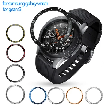 Metalo Bezel Samsung Galaxy Watch4 Klasikinis 46mm 42mm Pavarų S3 Pasienio Smartwatch Padengti Klijų Atveju Bamperis Žiedas Priedai Nuotrauka 0