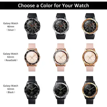 Metalo Bezel Samsung Galaxy Watch4 Klasikinis 46mm 42mm Pavarų S3 Pasienio Smartwatch Padengti Klijų Atveju Bamperis Žiedas Priedai Nuotrauka 5