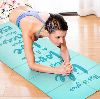 Lengvi Nešiojamieji Yogamat Antislip Pro Jogos Kilimėliai, Sulankstomas Pilates Kilimėliai Kelionės Naudotis Namų Sporto, Šokių Mokymas Nuotrauka 0